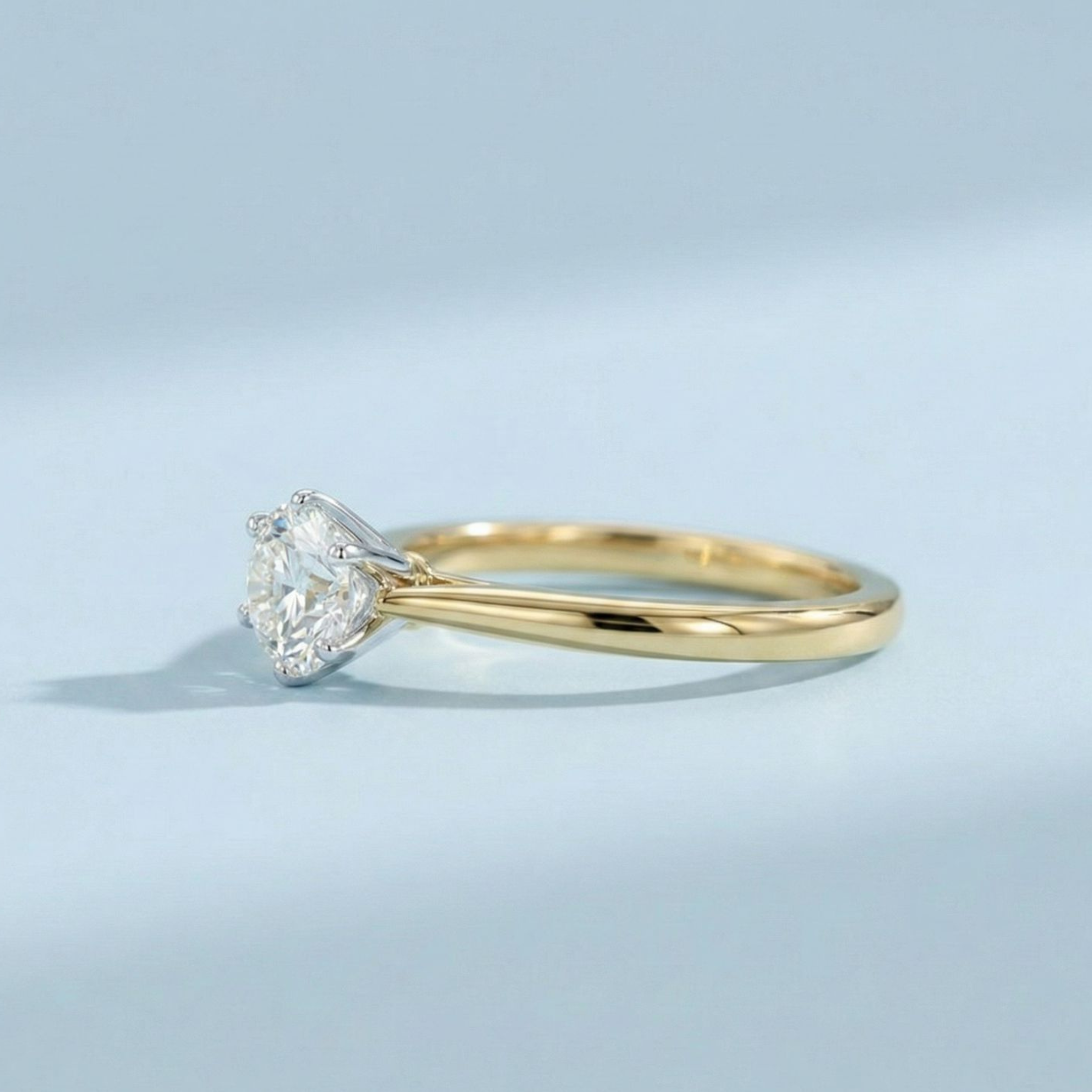 Solatire Ring - Lab Diamond