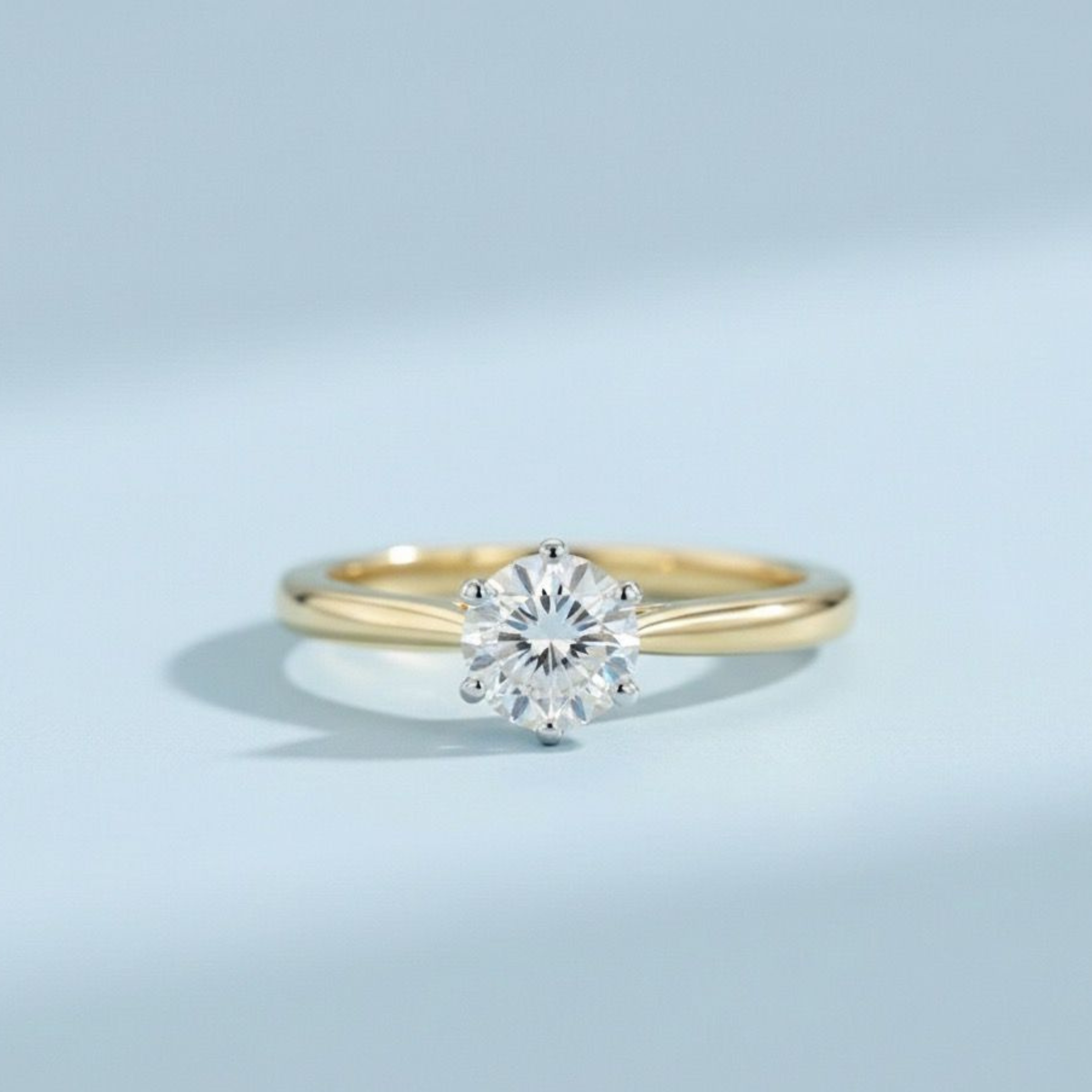 Solatire Ring - Lab Diamond