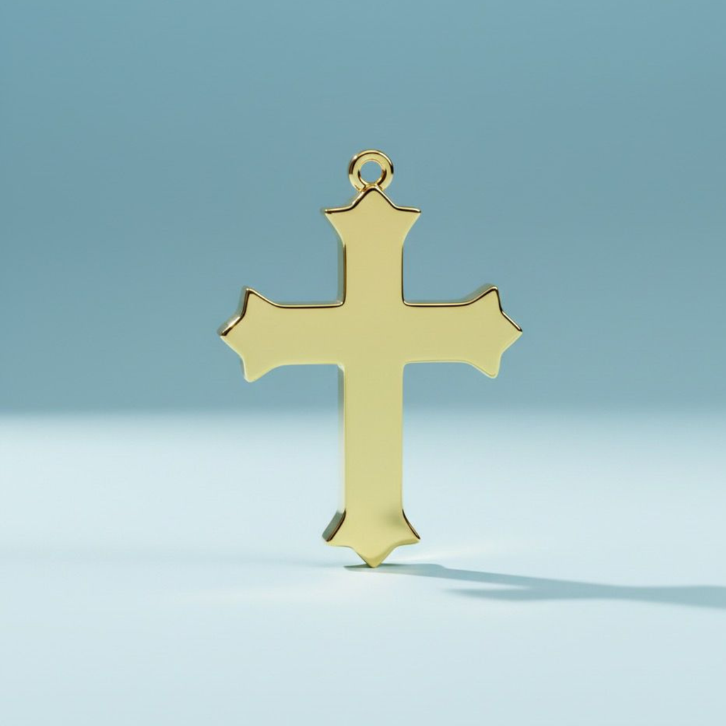 Cross-Pendant-Gold