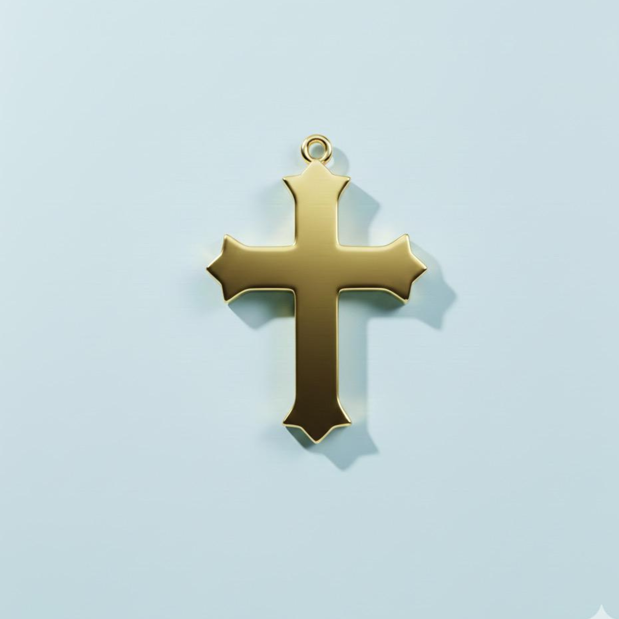 Cross-Pendant-Gold