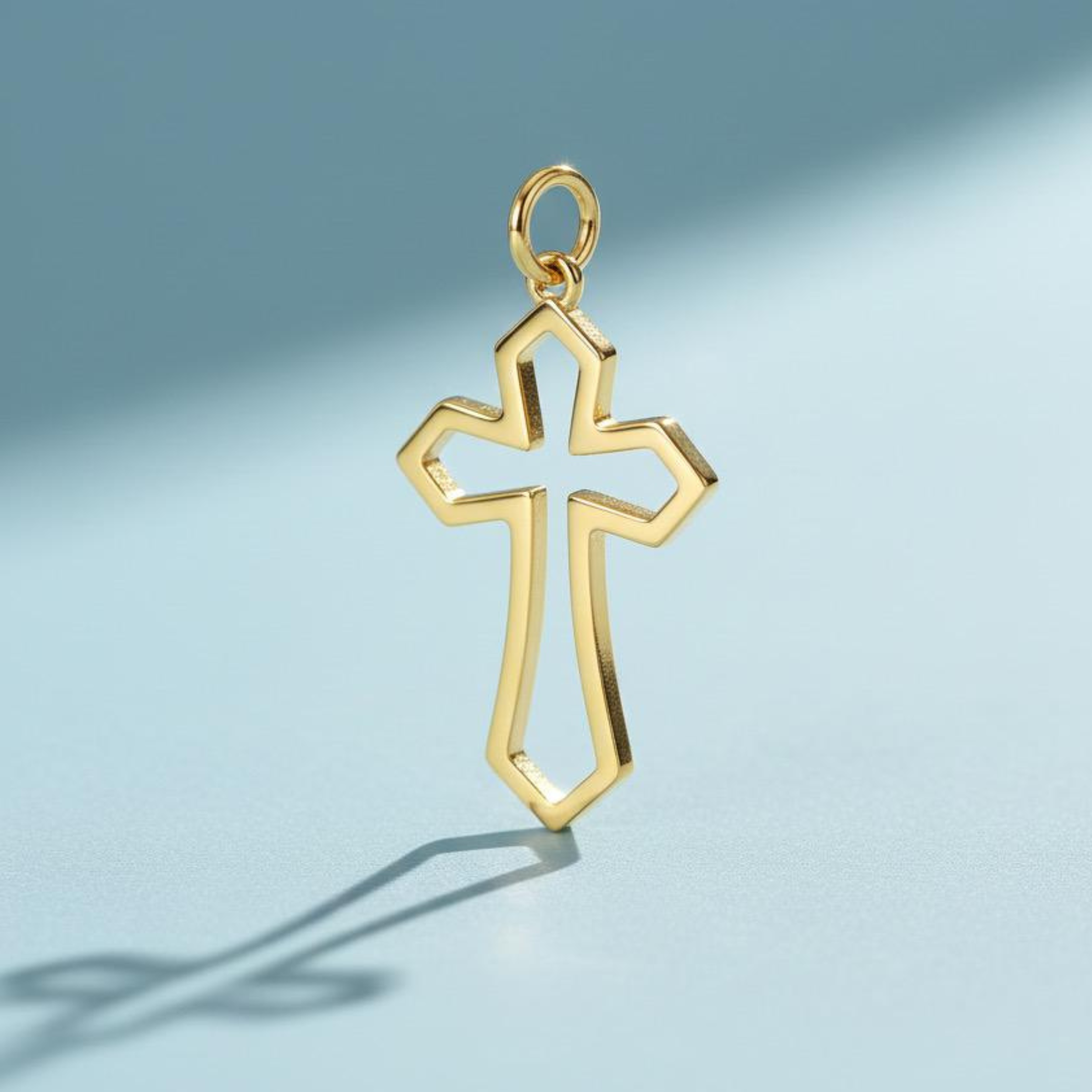Cross-Pendant-Gold
