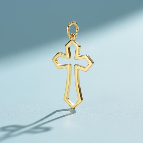 Cross-Pendant-Gold