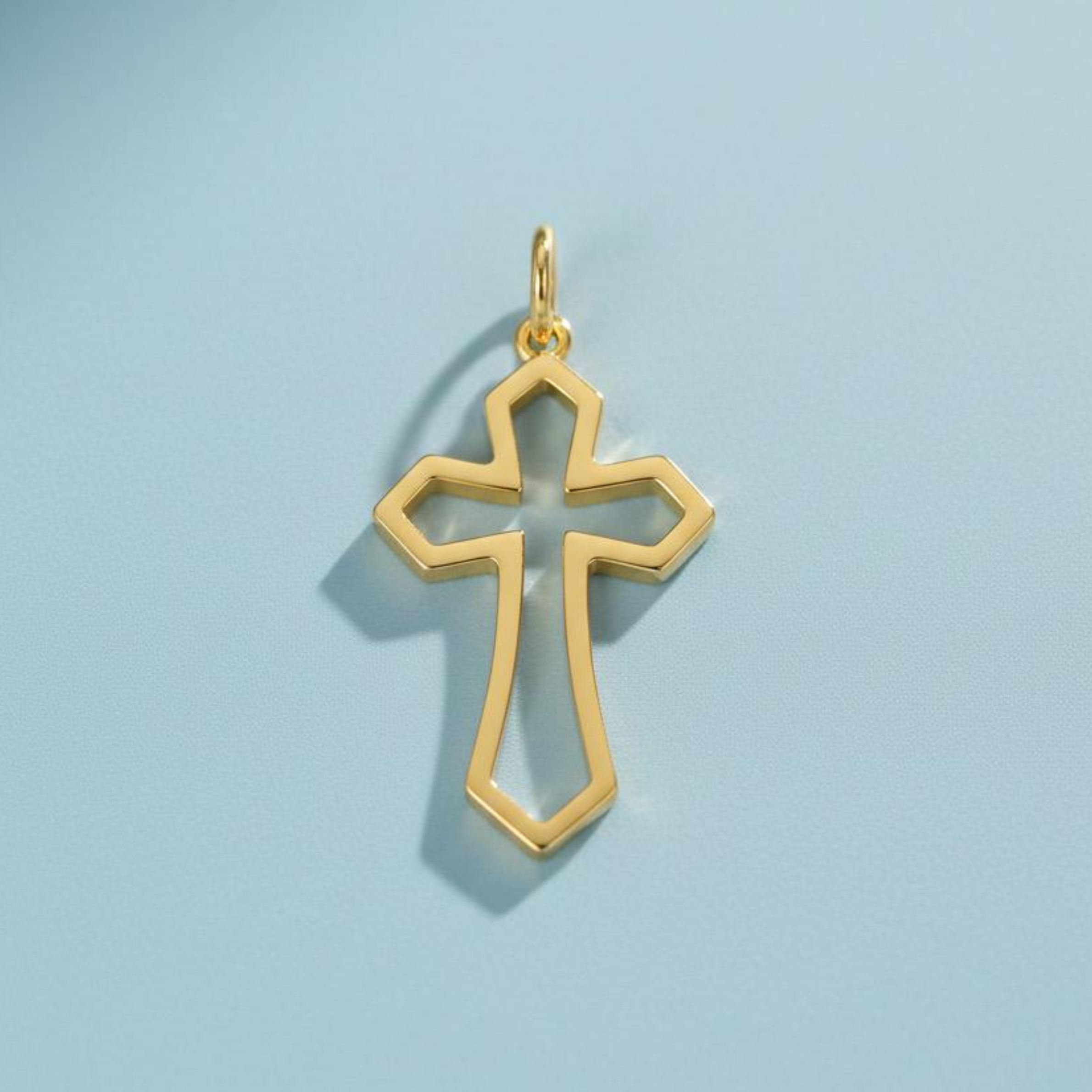 Cross-Pendant-Gold