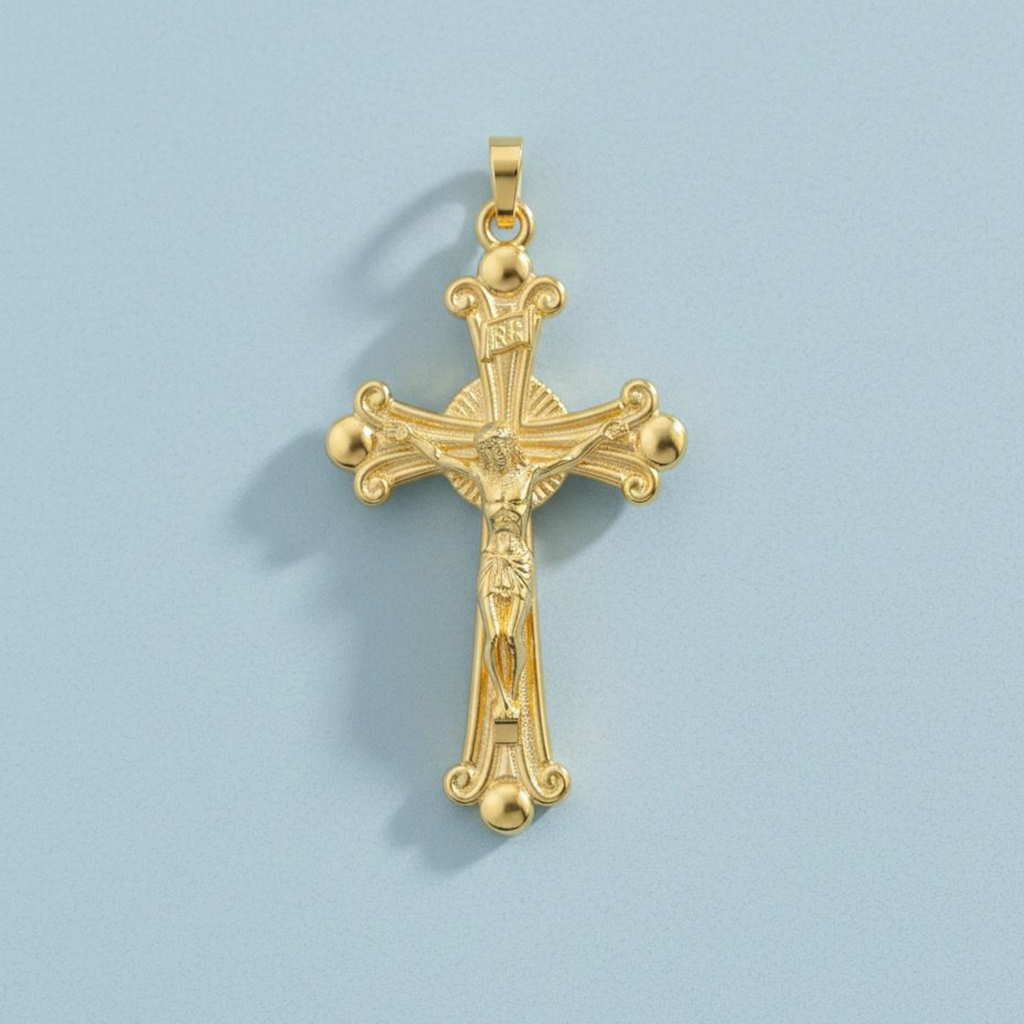 Cross-Pendant-Gold