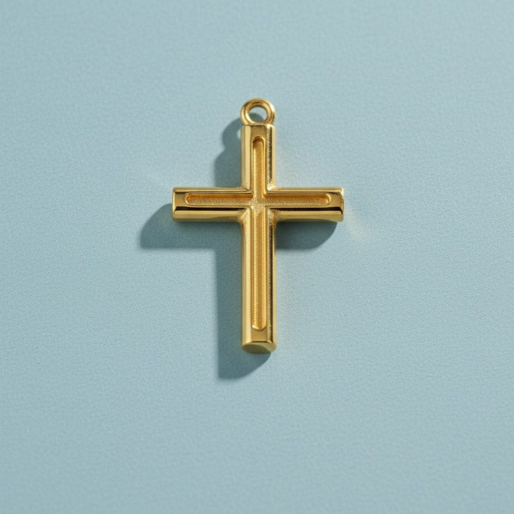 Cross-Pendant-Gold