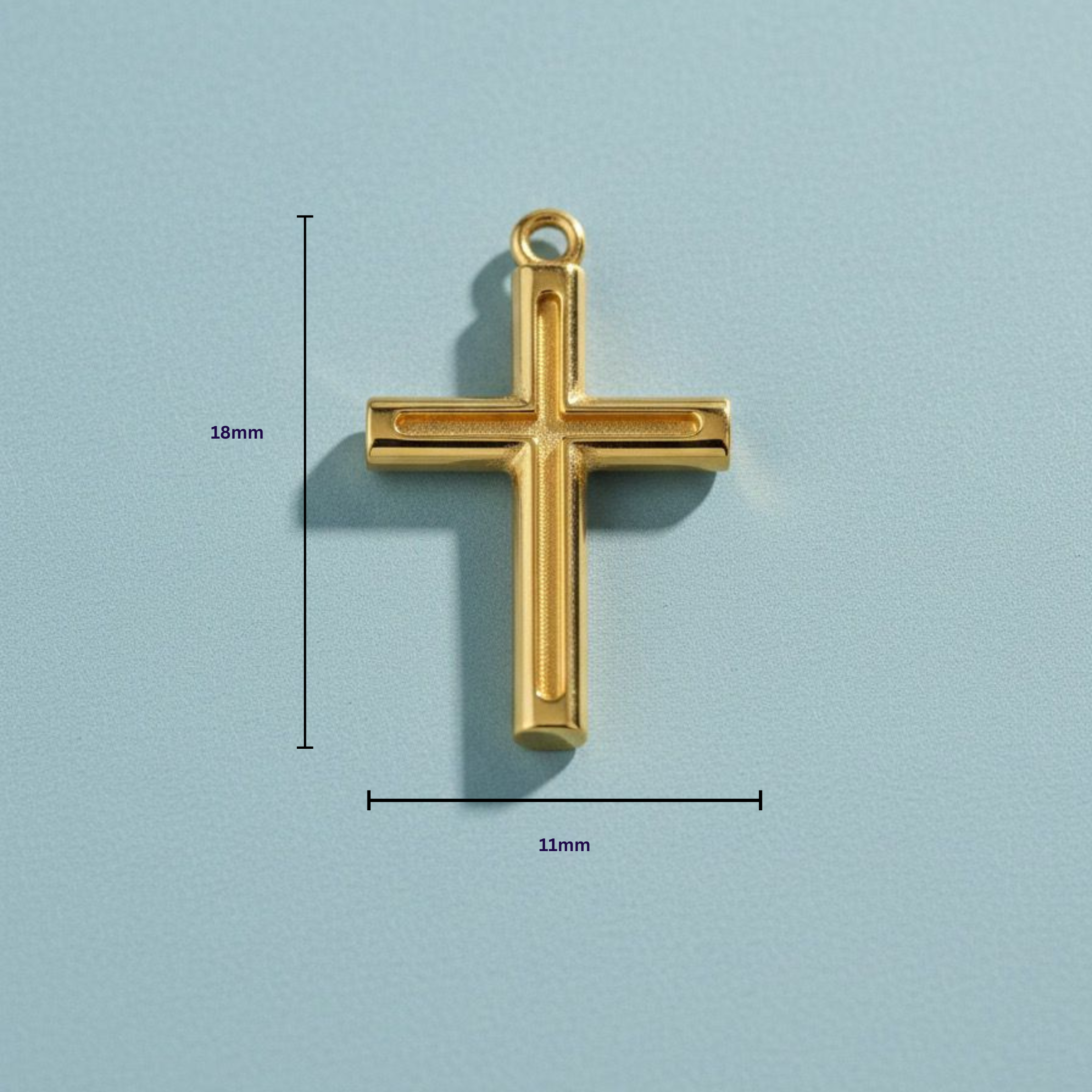 Cross-Pendant-Gold