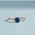 Solitaire Ring - Blue Sapphire