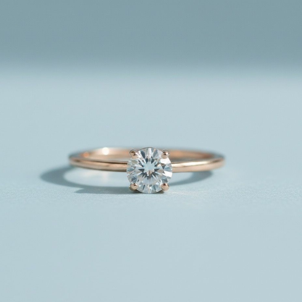 Solitaire Ring - 0;5ct Diamond