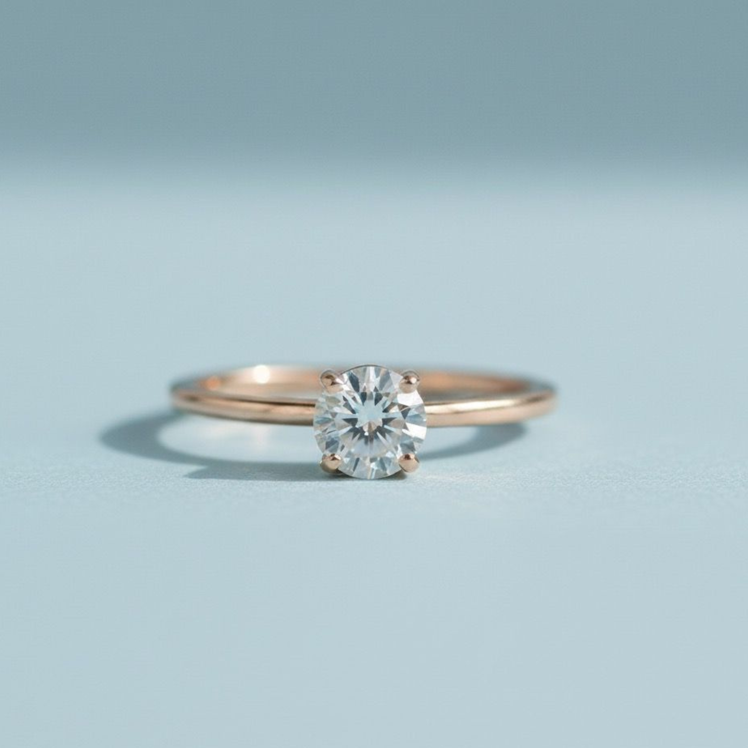 Solitaire Ring - 0;5ct Diamond