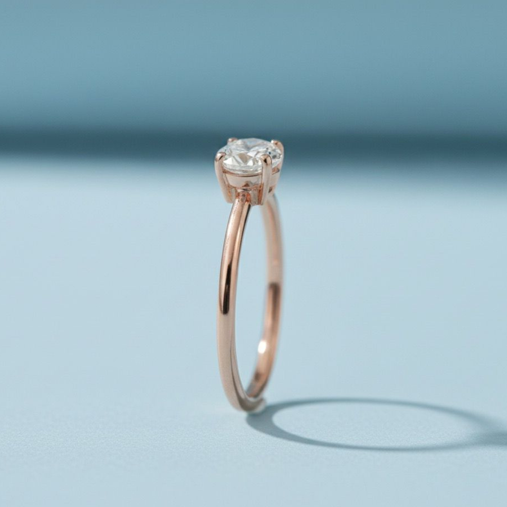 Solitaire Ring - 0;5ct Diamond