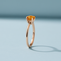 Solitaire Ring - Citrine