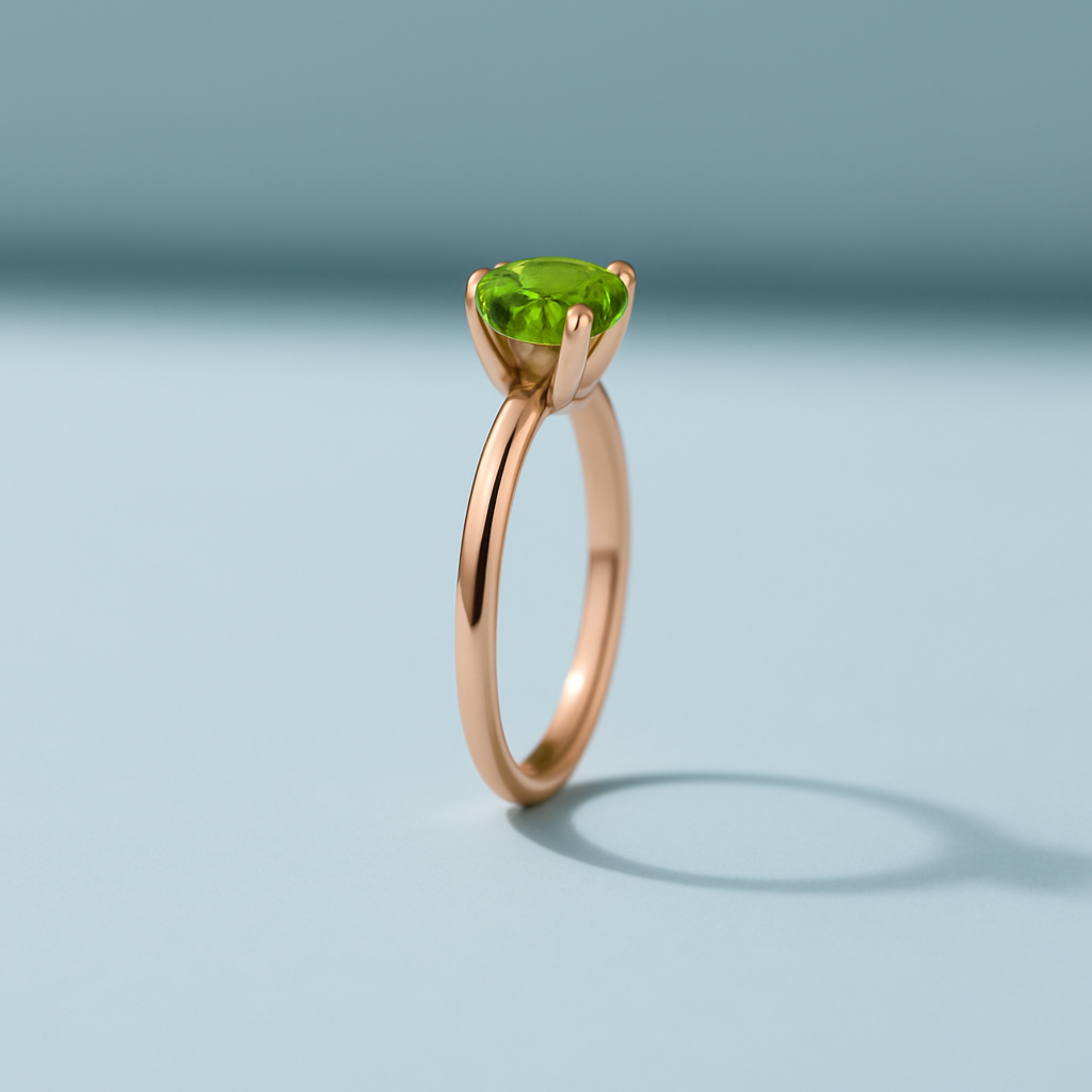 Solitaire Ring - Peridot